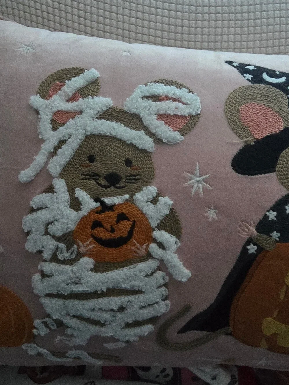 midnight magic pillow halloween Decorative Pillow Mouse